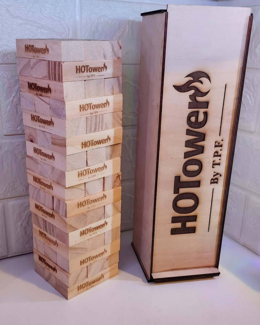 HOTower con su estuche de madera grabado